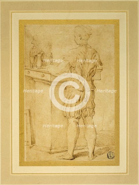 Page Serving Wine or The Painter's Apprentice, 1530/40. Creator: Parmigianino.