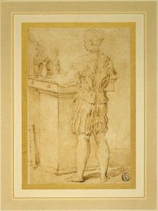 Page Serving Wine or The Painter's Apprentice, 1530/40. Creator: Parmigianino