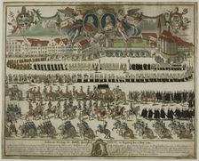Pageant in Honor of Pope Pius VI, 1782/83. Creator: J. G. Freling
