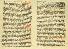 Pages from the cartulary of Osney Abbey, c1275 (1886)