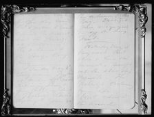 Pages From Diary of Admiral George Dewey, U.S.N., 1910. Creator: Harris & Ewing