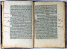 Pages of the book On the antiquities of the Jews by Flavio Josefo, 1496. Creator: Josefo, Flavio (37 aC- 100 aC)