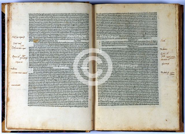 Pages of the book 'On the antiquities of the Jews' by Flavio Josefo, 1496. Creator: Josefo, Flavio (37 aC- 100 aC).