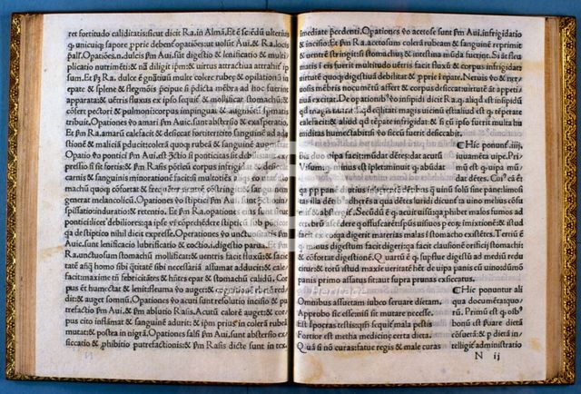 Pages of the work 'Regimen sanitatus cum expositione magistri Arnaldi di Vilanova..., 13th century. Creator: Arnau de Vilanova (1240-1311).