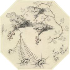 Pagoda Flowers and Roses. Creator: Jean-Baptiste Pillement