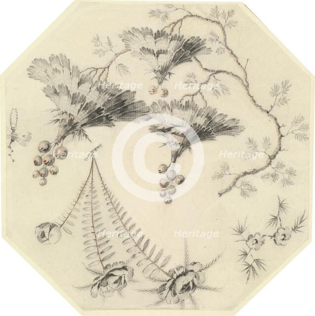 Pagoda Flowers and Roses. Creator: Jean-Baptiste Pillement.