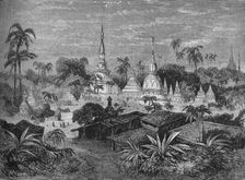 Pagodas, near Pegu c1880. Artist: Joseph Swain