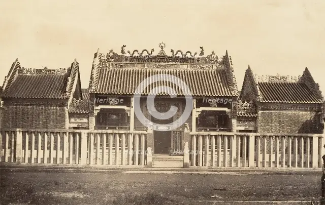 Pagode de la Ville Chinoise, 1866. Creator: Emile Gsell.