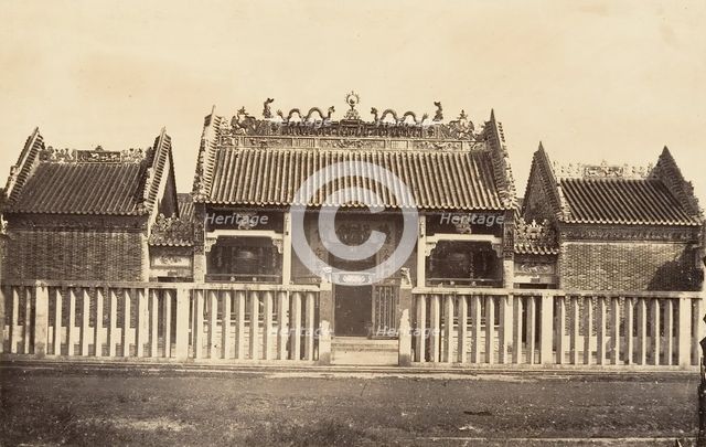 Pagode de la Ville Chinoise, 1866. Creator: Emile Gsell.
