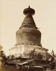 Pai t a, Miao-ying Ssu, Peking, 1860. Creator: Felice Beato