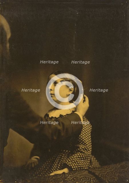 Painful memories, 1854-1856, printed 1862. Creator: Duchenne de Boulogne.