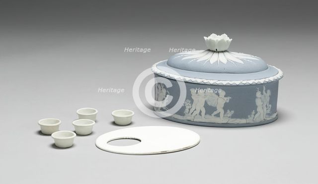 Paint Box, Burslem, 1785/90. Creator: Wedgwood.