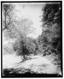 Paint Rocks i.e. Rock on the French Broad, N.C., c1902. Creator: William H. Jackson