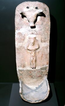 Painted terracotta from the Athienon Acropolis, Cyprus, c8th century BC