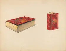 Painted Tin Trinket Box, c. 1939. Creator: Grace Halpin