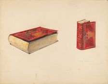 Painted Tin Trinket Box, c. 1939. Creator: Grace Halpin