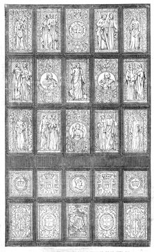 Painted Window presented to the King of Denmark, by Mr. Peto, M.P., 1854. Creator: Unknown