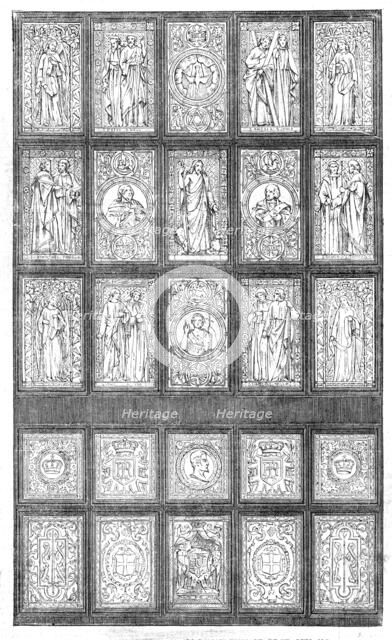 Painted Window presented to the King of Denmark, by Mr. Peto, M.P., 1854. Creator: Unknown.