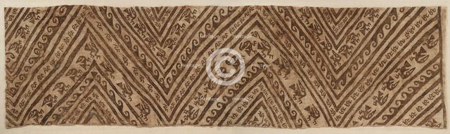 Painted Wrapping for Mummy, c.1100-1400 A.D.. Creator: Unknown.