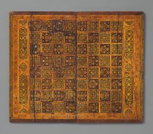 Painted and Inlaid Game Board, India, late 17th century. Creator: Unknown
