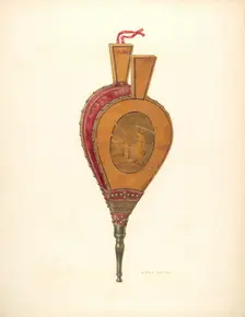 Painted Bellows, c. 1940. Creator: John Koehl