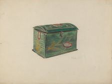 Painted Box, c. 1953. Creator: Douglas Cox