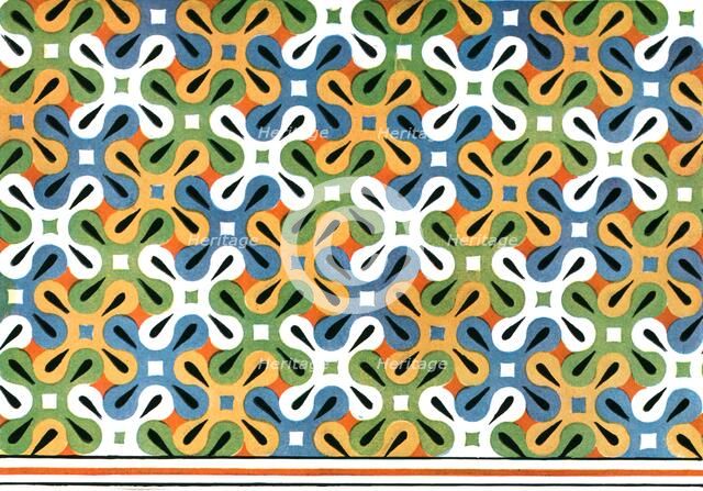 Painted ceiling in the tomb of Amenemhet at Thebes, Egypt, (1928). Creator: Unknown.