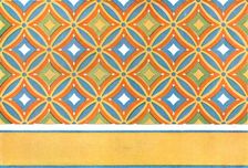 Painted ceiling in the tomb of Amenemhet at Thebes, Egypt, (1928). Creator: Unknown