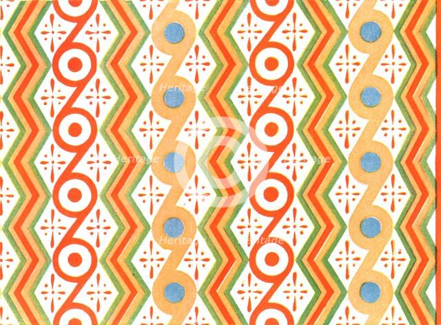 Painted ceiling in the Tomb of Enene at Thebes, Egypt, (1928). Creator: Unknown.