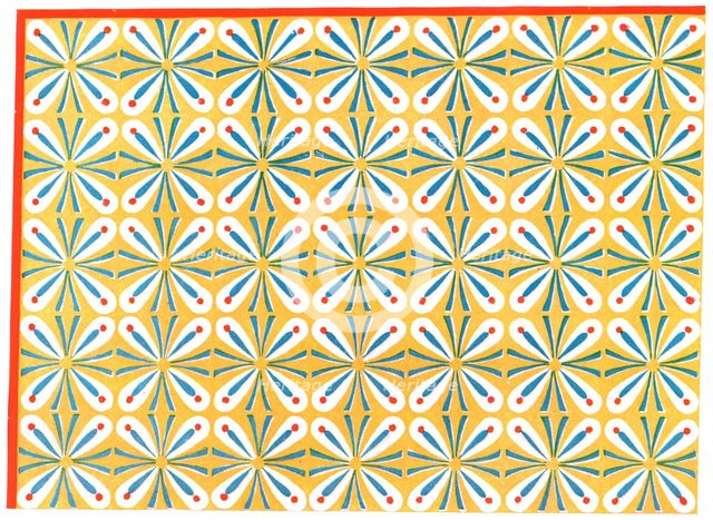 Painted ceiling in the tomb of Hepuseneb, Thebes, Egypt, (1928). Creator: Unknown.
