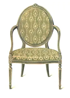Painted Chair, 1908. Creator: Shirley Slocombe