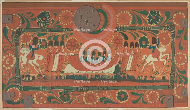 Painted Chest, 1935/1942. Creator: Unknown.