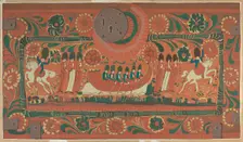 Painted Chest, 1935/1942. Creator: Unknown
