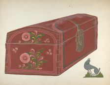 Painted Chest, 1935/1942. Creator: Chester Faris