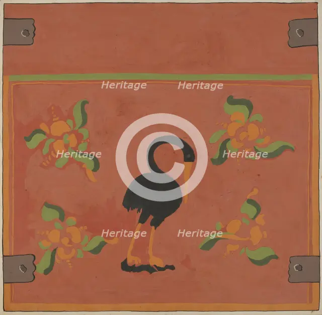 Painted Chest, 1935/1942. Creator: D. P. Jones.