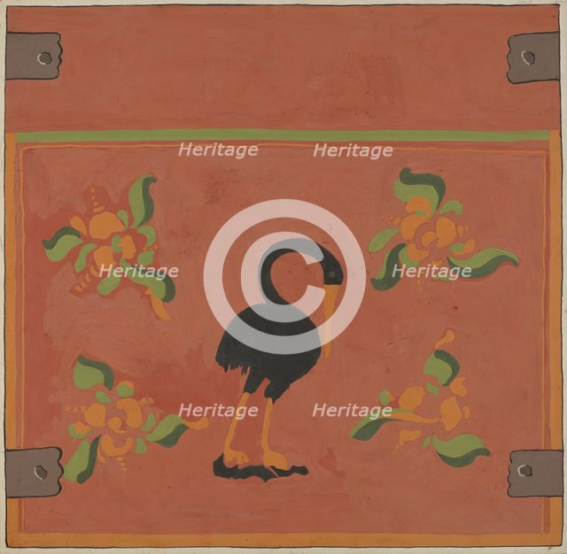 Painted Chest, 1935/1942. Creator: D. P. Jones.