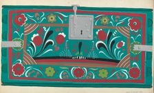 Painted Chest, 1935/1942. Creator: Majel G. Claflin
