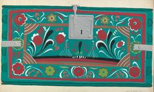 Painted Chest, 1935/1942. Creator: Majel G. Claflin