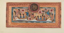 Painted Chest, c. 1936. Creator: E. Boyd