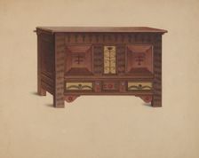 Painted Chest, c. 1937. Creator: Sumner Merrill