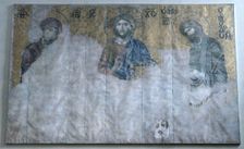 Painted Copy of Deesis Mosaic, Byzantine, early 20th century (original dated 13th century). Creator: Unknown