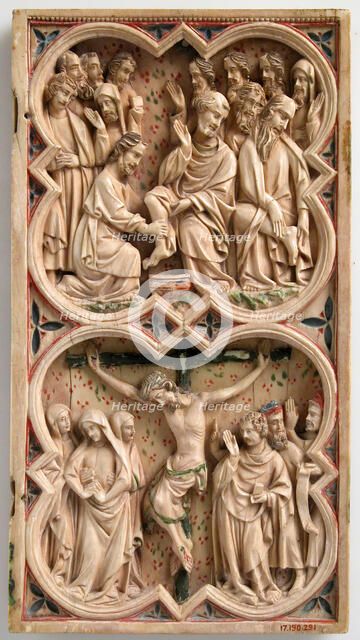 Painted Diptych, French or North Spanish, ca. 1340-60. Creator: Unknown.