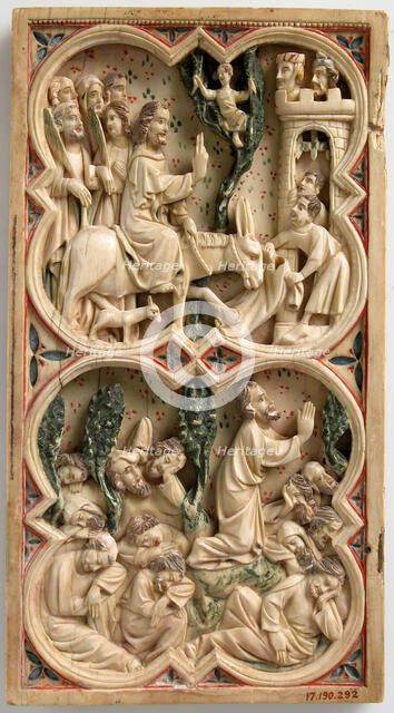 Painted Diptych, French or North Spanish, ca. 1340-60. Creator: Unknown.