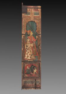 Painted Door, c. 1820. Creator: Unknown