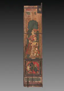 Painted Door, c. 1820. Creator: Unknown