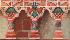 Painted gallery in the Church of John the Baptist at Toltshkovo in Jaroslaw, Russia, c1695, (1928). Creator: Unknown