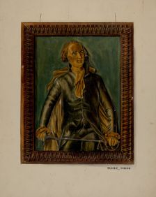 Painted Glass, c. 1937. Creator: Elmer Weise
