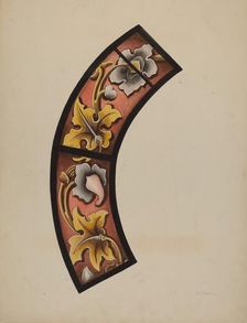 Painted Glass, c. 1937. Creator: James McLellan