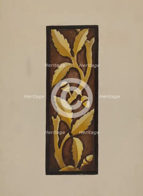 Painted Glass - Mariner's Church, c. 1937. Creator: James McLellan.