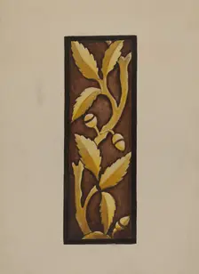 Painted Glass - Mariner's Church, c. 1937. Creator: James McLellan